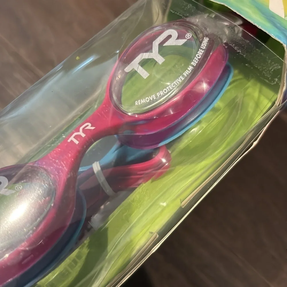 TYR Swim Goggle Swimple Tie-Dye,UVA/UVB protection,anti fog,easy adjustment